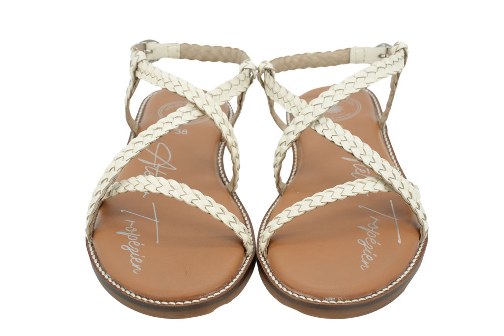 L ATELIER TROPEZIEN SANDALEN OFF WHITE